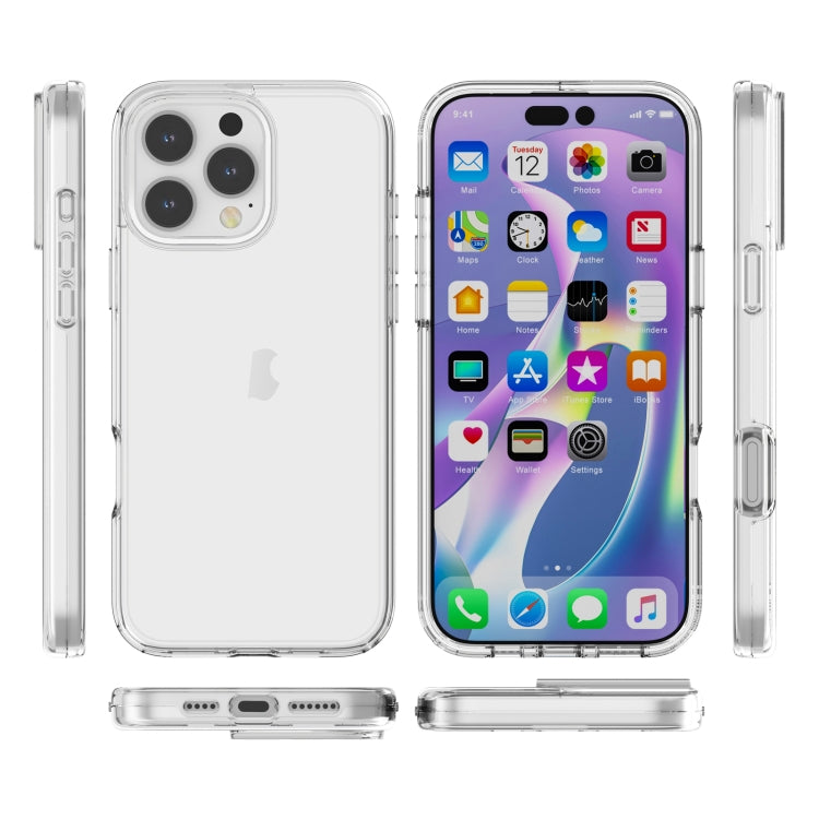 For iPhone 16 Pro Shockproof Terminator Transparent Phone Case(Transparent) - iPhone 16 Pro Cases by PMC Jewellery | Online Shopping South Africa | PMC Jewellery | Buy Now Pay Later Mobicred