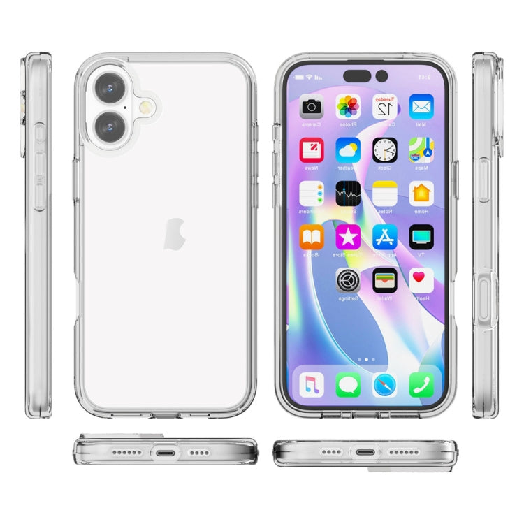 For iPhone 16 Plus Shockproof Terminator Transparent Phone Case(Transparent) - iPhone 16 Plus Cases by PMC TechLife | Online Shopping South Africa | PMC TechLife | Buy Now Pay Later Mobicred