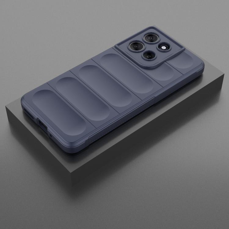 For Motorola Moto G86 5G Magic Shield TPU + Flannel Phone Case(Dark Blue) - free shipping - PMC TechLife - Order now!
