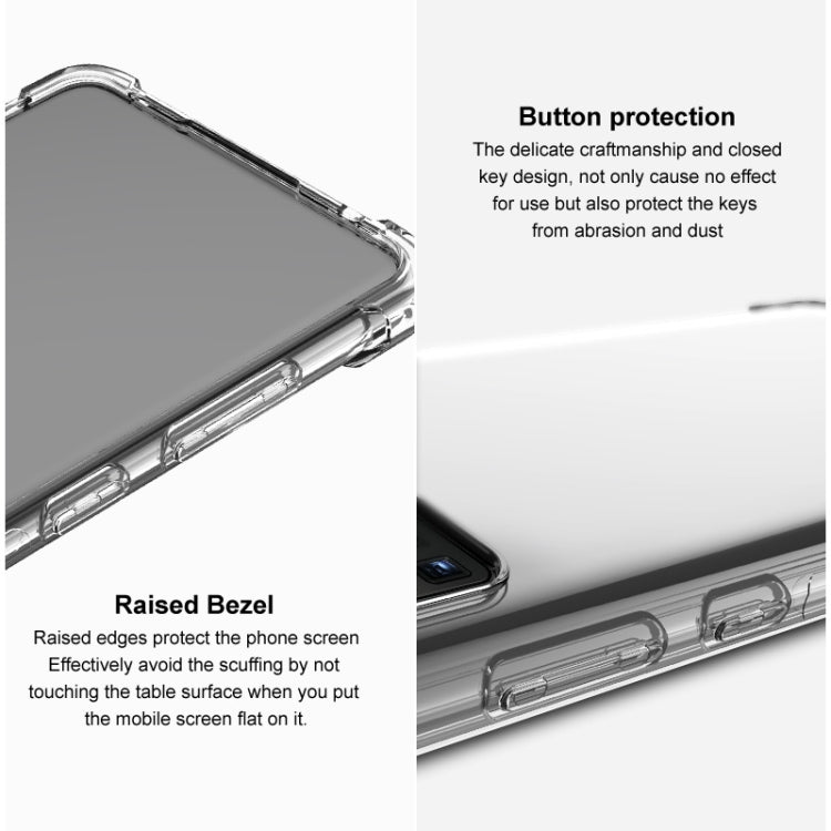 For iPhone 15 Pro Max imak Shockproof Airbag TPU Phone Case(Transparent) - free shipping - PMC Jewellery - Order now!