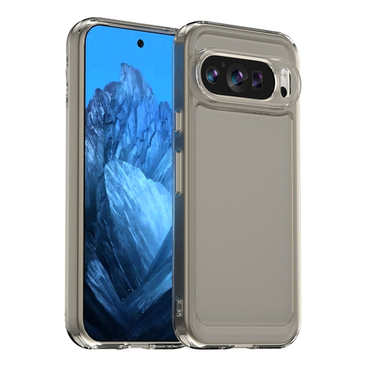 For Google Pixel 9 Candy Series TPU Phone Case(Transparent Grey) - Google Cases by PMC Jewellery | Online Shopping South Africa | PMC Jewellery | Buy Now Pay Later Mobicred