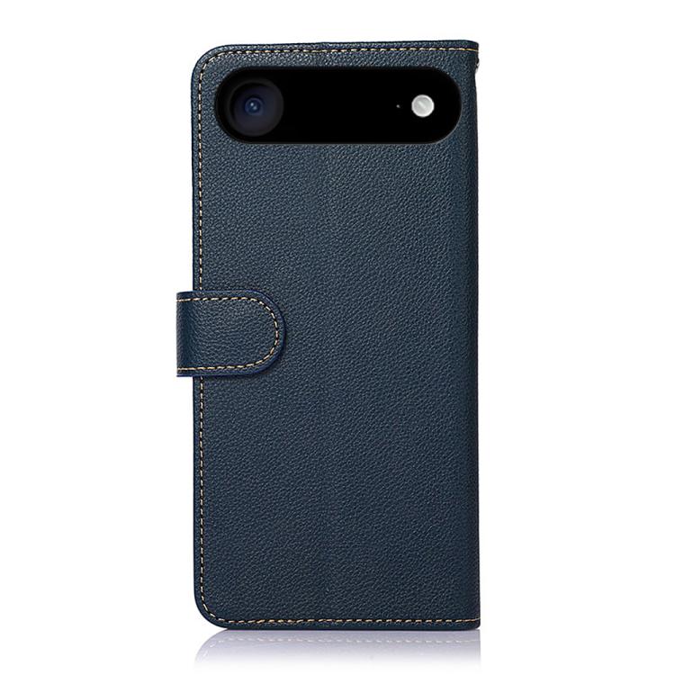For iPhone 17 Air KHAZNEH Litchi Texture Leather RFID Phone Case(Blue) - free shipping - PMc TechLife - Order now!