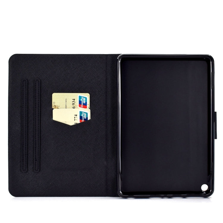 For Amazon Fire Max 11 2023 Colored Drawing Smart Leather Tablet Case(Couple Owls) - Amazon by PMC TechLife | Online Shopping South Africa | PMC TechLife | Buy Now Pay Later Mobicred