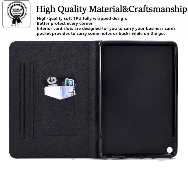 For Amazon Fire Max 11 2023 Colored Drawing Smart Leather Tablet Case(Dragonfly) - Amazon by PMC TechLife | Online Shopping South Africa | PMC TechLife | Buy Now Pay Later Mobicred