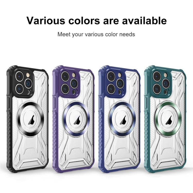 For iPhone 12 CD Texture Magsafe Phone Case(Black) - iPhone 12 / 12 Pro Cases by PMC TechLife | Online Shopping South Africa | PMC TechLife