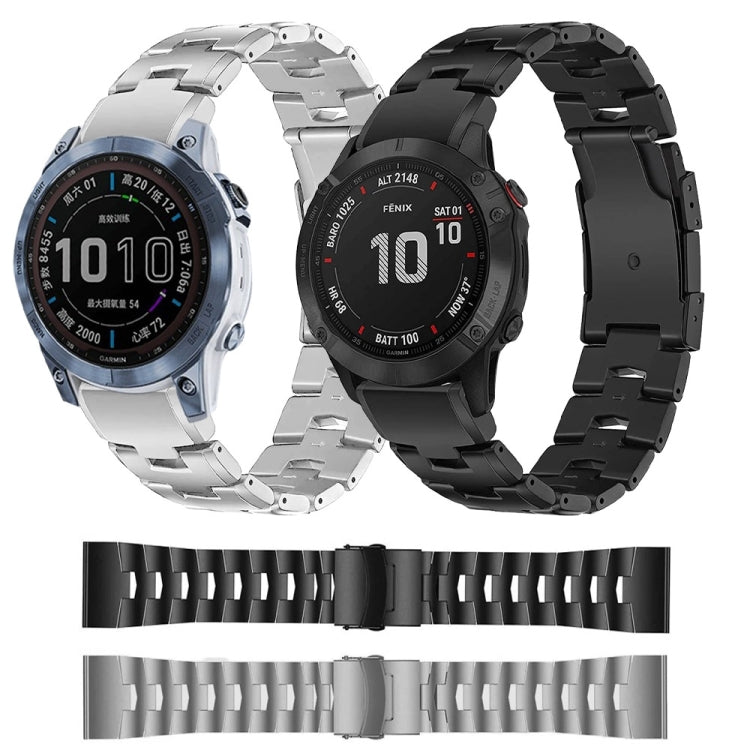 For Garmin Epix Pro 47mm Titanium Alloy Quick Release Watch Band(Titanium Gray) - Watch Bands by PMC TechLife | Online Shopping South Africa | PMC TechLife