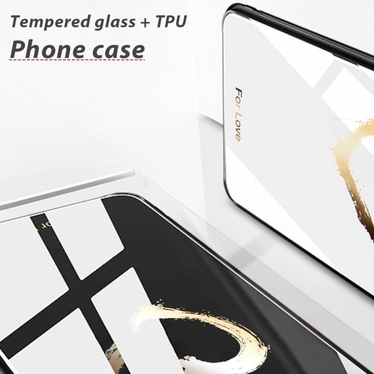 For iPhone 16 Plus Colorful Painted Glass Phone Case(Moon) - iPhone 16 Plus Cases by PMC TechLife | Online Shopping South Africa | PMC TechLife | Buy Now Pay Later Mobicred