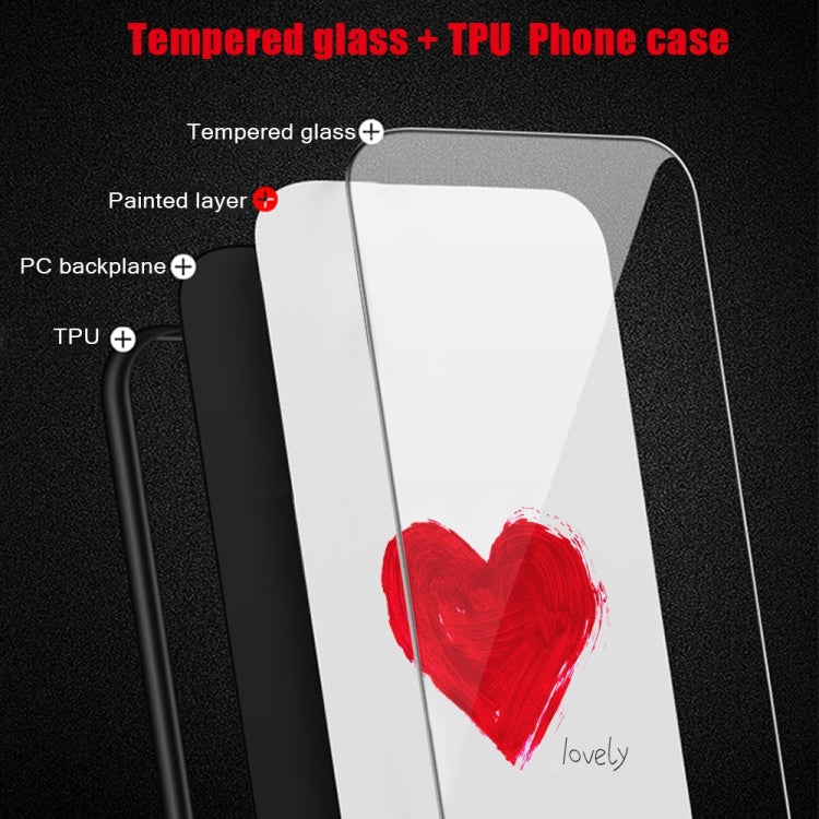 For iPhone 16 Colorful Painted Glass Phone Case(Flower) - free shipping - PMC TechLife - Order now!