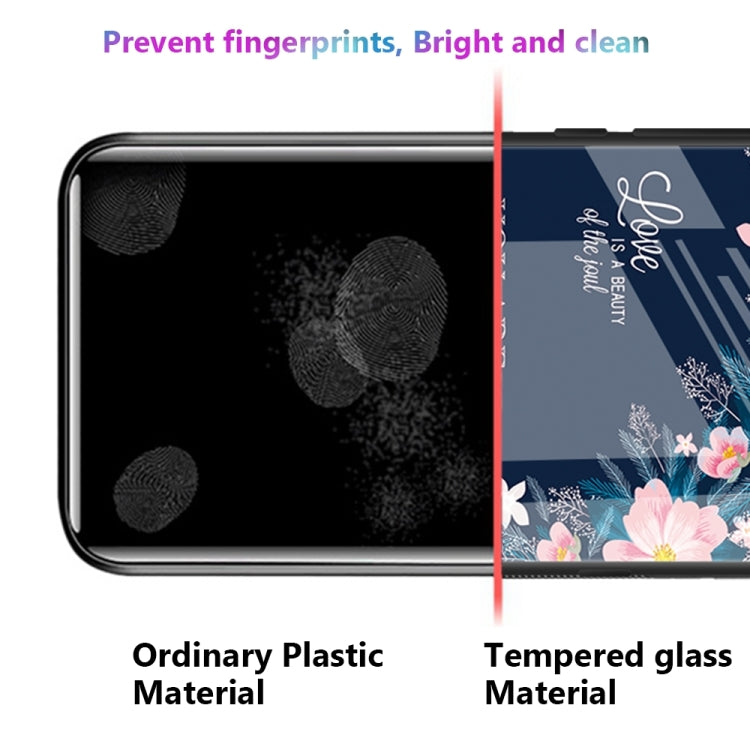 For iPhone 16 Pro Colorful Painted Glass Phone Case(Blue Sky) - iPhone 16 Pro Cases by PMC TechLife | Online Shopping South Africa | PMC TechLife | Buy Now Pay Later Mobicred