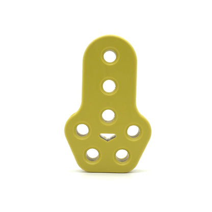 XH-6282 7 Holes Car Exhaust Hanger Bushing Muffler Rubber Insulator Mount Bracket(Yellow) - Exhaust Pipes by PMC Jewellery | Online Shopping South Africa | PMC Jewellery | Buy Now Pay Later Mobicred