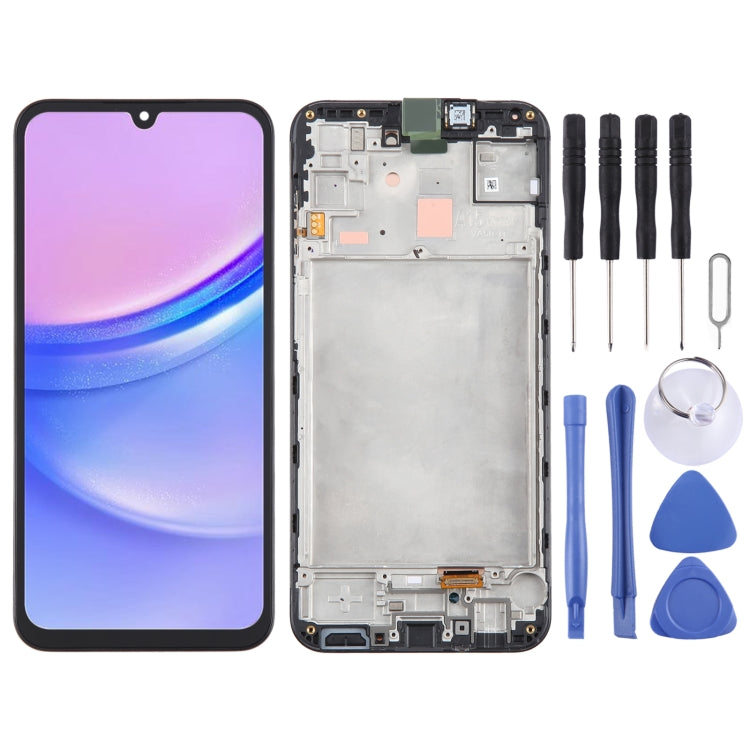 For Samsung Galaxy A15 5G SM-A156B Original LCD Screen Digitizer Full Assembly with Frame - free shipping - PMc TechLife - Order now!