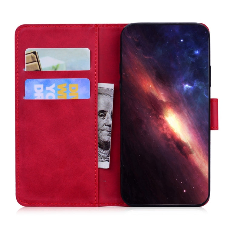 For Motorola Edge 2024 Tiger Embossing Pattern Leather Phone Case(Red) - Motorola Cases by PMC Jewellery | Online Shopping South Africa | PMC Jewellery | Buy Now Pay Later Mobicred