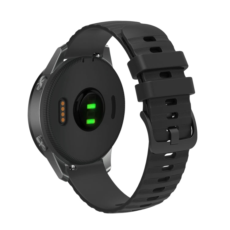 For Huawei Watch 4 / 4 Pro Wavy Dot Pattern Solid Color Silicone Watch Band(Black) - free shipping - PMC TechLife - Order now!