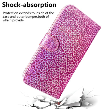 For Motorola Edge 50 Pro Colorful Magnetic Buckle Leather Phone Case(Pink) - Motorola Cases by PMC Jewellery | Online Shopping South Africa | PMC Jewellery | Buy Now Pay Later Mobicred