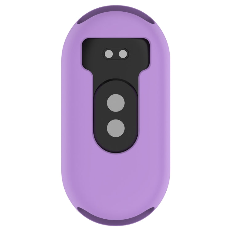 For Xiaomi Mi Band 8 Pure Color Silicone Watch Protective Case(Purple) - Watch Cases by PMC Jewellery | Online Shopping South Africa | PMC Jewellery