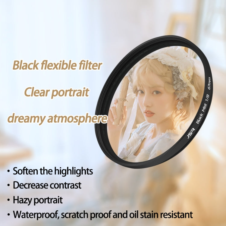 JSR Black Mist Filter Camera Lens Filter, Size:58mm(1/8 Filter) - free shipping - PMC TechLife - Order now!