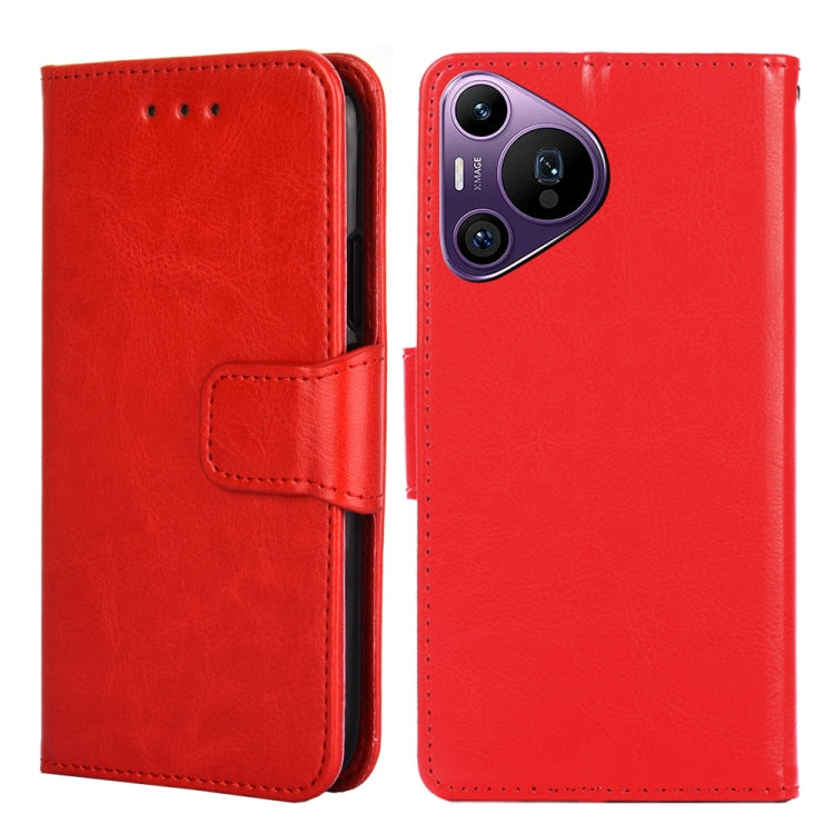 For Huawei Pura 70 Pro / 70 Pro+ 5G Crystal Texture Leather Phone Case(Red) - Huawei Cases by PMC Jewellery | Online Shopping South Africa | PMC Jewellery | Buy Now Pay Later Mobicred