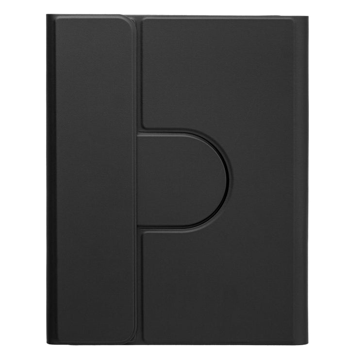For iPad 10th Gen 10.9 2022 Square Button 360 Degree Rotatable Bluetooth Keyboard Leather Case with Touchpad(Black) - Universal by PMC TechLife | Online Shopping South Africa | PMC TechLife