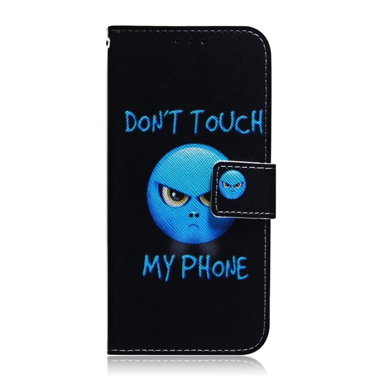 For OPPO A38 4G / A18 Coloured Drawing Flip Leather Phone Case(Anger) - A38 Cases by PMC TechLife | Online Shopping South Africa | PMC TechLife