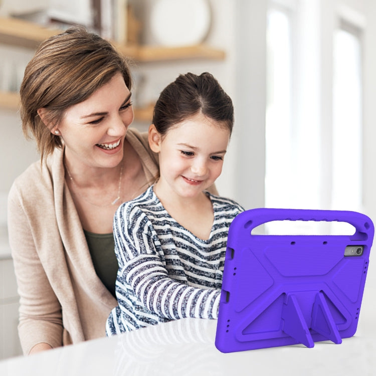 For Lenovo Pad Pro 2021 TB-J716F Handle Portable EVA Shockproof Tablet Case(Purple) - free shipping - PMC TechLife - Order now!
