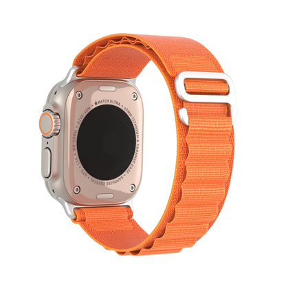 For Apple Watch Ultra 49mm DUX DUCIS GS Series Nylon Loop Watch Band(Orange) - Watch Bands by DUX DUCIS | Online Shopping South Africa | PMC Jewellery | Buy Now Pay Later Mobicred