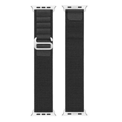 For Apple Watch Series 3 38mm DUX DUCIS GS Series Nylon Loop Watch Band(Black) - Watch Bands by DUX DUCIS | Online Shopping South Africa | PMC Jewellery | Buy Now Pay Later Mobicred