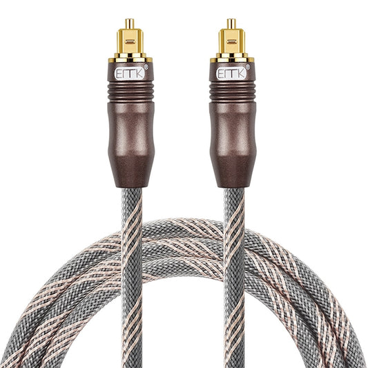 1.8m EMK OD6.0mm Toslink Square Port to Square Port TV Digital Audio Optical Fiber Connecting Cable - Audio Optical Cables by EMK | Online Shopping South Africa | PMC Jewellery | Buy Now Pay Later Mobicred