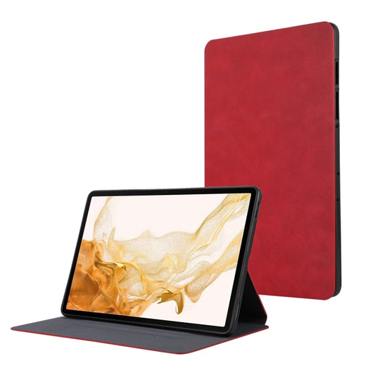 For Samsung Galaxy Tab S9 TPU Flip Tablet Protective Leather Case(Red) - Galaxy Tab S9 Cases by PMC Jewellery | Online Shopping South Africa | PMC Jewellery | Buy Now Pay Later Mobicred