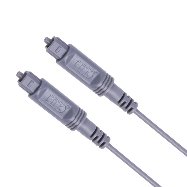 20m EMK OD2.2mm Digital Audio Optical Fiber Cable Plastic Speaker Balance Cable(Silver Grey) - Audio Optical Cables by EMK | Online Shopping South Africa | PMC Jewellery | Buy Now Pay Later Mobicred