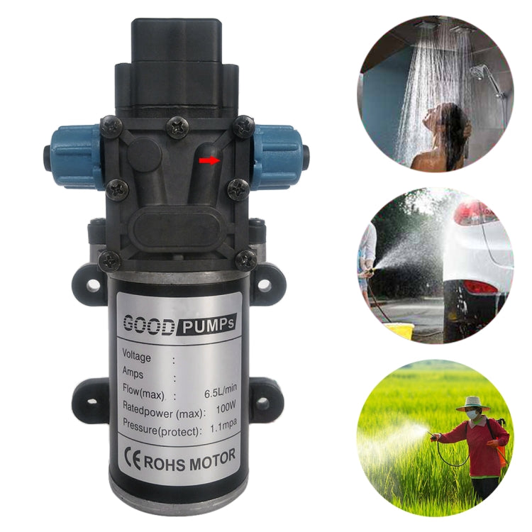 DC12V 100W Reflux Double Thread Positive Pump Diaphragm 8L Atomizing Spray Water Pump for Car Washing / Irrigation - Car washing supplies by PMC TechLife | Online Shopping South Africa | PMC TechLife | Buy Now Pay Later Mobicred