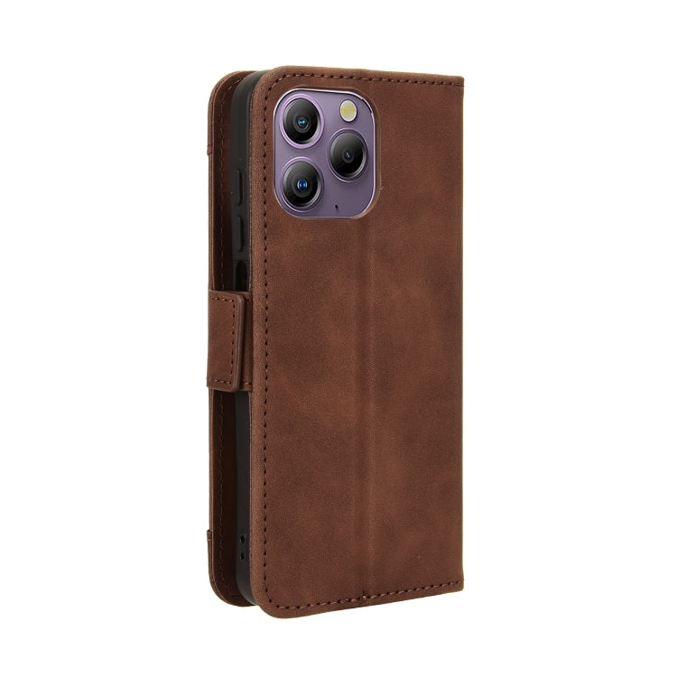 For Blackview A96 Skin Feel Calf Texture Card Slots Leather Phone Case(Brown) - More Brand by PMC Jewellery | Online Shopping South Africa | PMC Jewellery