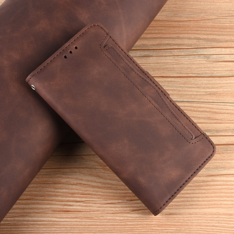 For Ulefone Note 18 Ultra Skin Feel Calf Texture Card Slots Leather Phone Case(Brown) - Ulefone Cases by PMC Jewellery | Online Shopping South Africa | PMC Jewellery | Buy Now Pay Later Mobicred