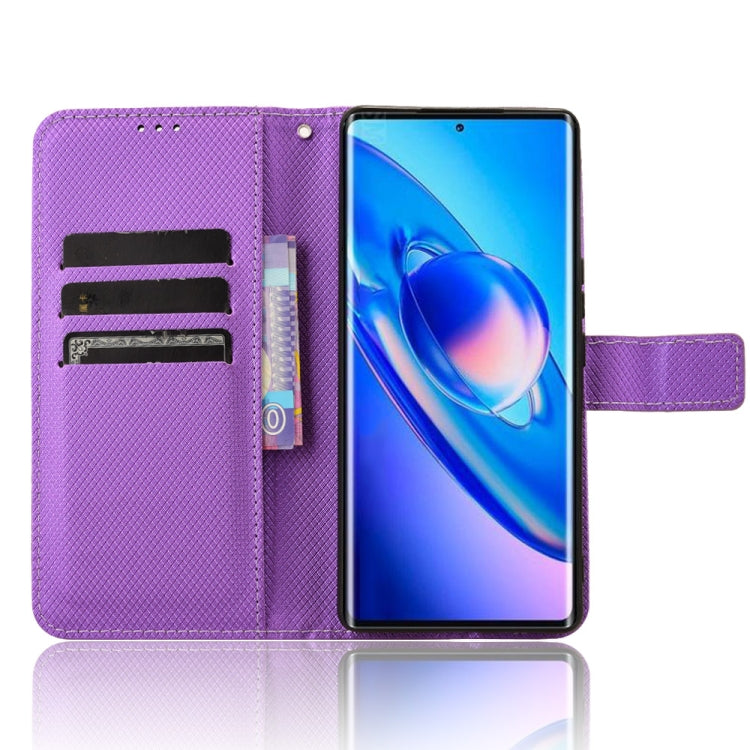 For Blackview A200 Pro Diamond Texture Leather Phone Case(Purple) - More Brand by PMC Jewellery | Online Shopping South Africa | PMC Jewellery