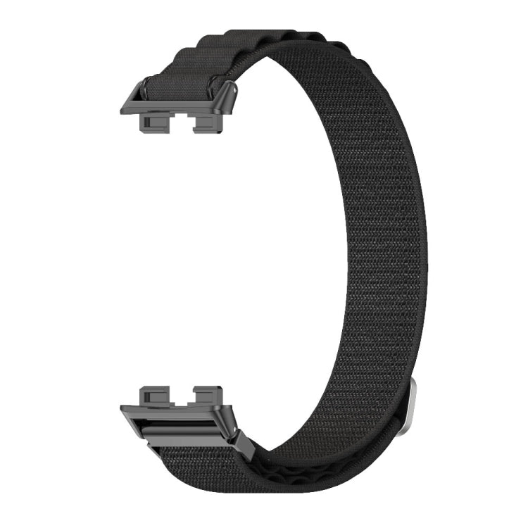 For Huawei Band 8 Mijobs Nylon Breathable Watch Band(Black) - Watch Bands by MIJOBS | Online Shopping South Africa | PMC Jewellery