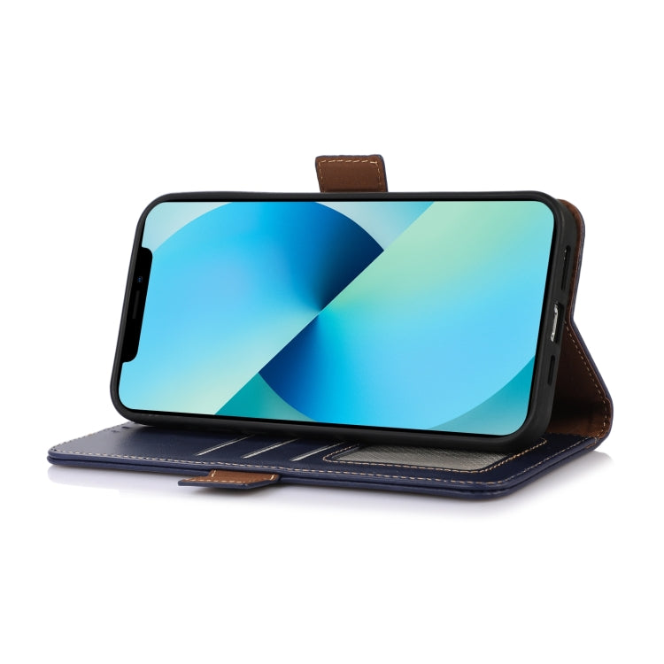 For Honor Play 60 Plus / 200 Smart Crazy Horse Top Layer Cowhide Leather Phone Case(Blue) - Honor Cases by PMC TechLife | Online Shopping South Africa | PMC TechLife | Buy Now Pay Later Mobicred