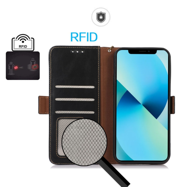 For Honor X9c 5G Global Crazy Horse Top Layer Cowhide Leather Phone Case(Black) - Honor Cases by PMC TechLife | Online Shopping South Africa | PMC TechLife | Buy Now Pay Later Mobicred