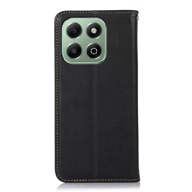 For Honor X6b KHAZNEH Nappa Top Layer Cowhide Leather Phone Case(Black) - Honor Cases by PMC TechLife | Online Shopping South Africa | PMC TechLife | Buy Now Pay Later Mobicred
