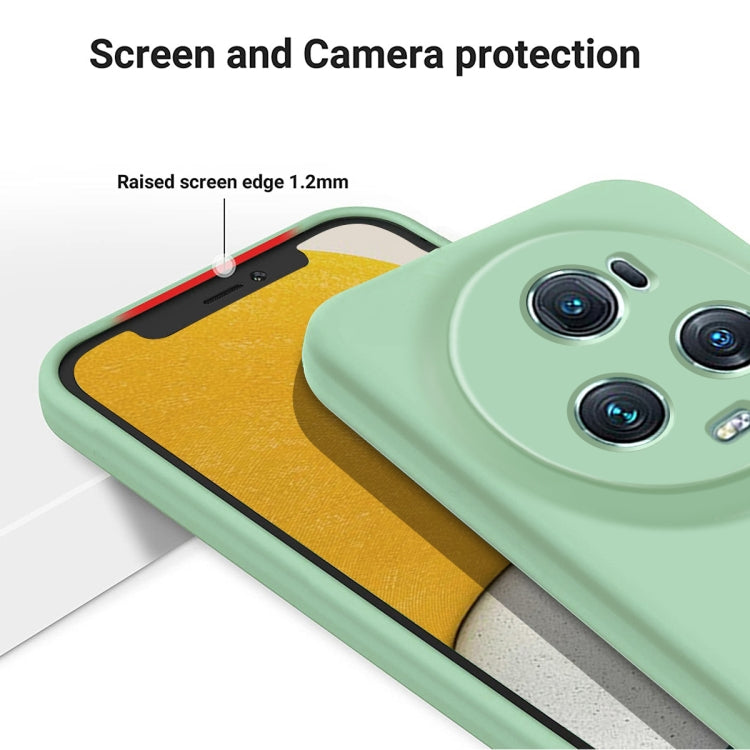 For Honor Magic5 Pro Pure Color Liquid Silicone Shockproof Phone Case(Green) - Honor Cases by PMC TechLife | Online Shopping South Africa | PMC TechLife | Buy Now Pay Later Mobicred