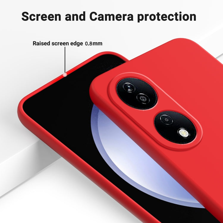 For Honor 90 Smart Pure Color Liquid Silicone Shockproof Phone Case(Red) - Honor Cases by PMC Jewellery | Online Shopping South Africa | PMC Jewellery | Buy Now Pay Later Mobicred