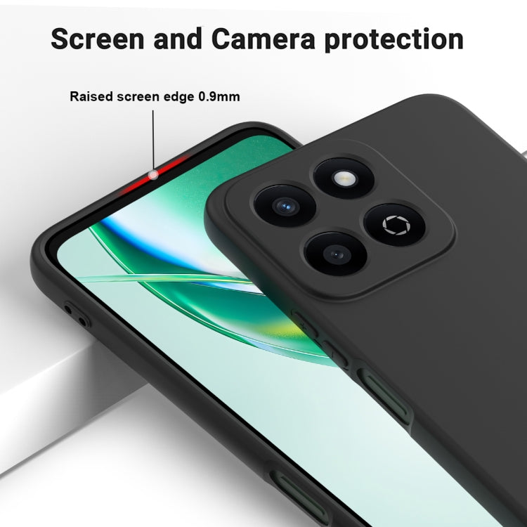 For Honor X7c / Play 200 Plus Solid Color Liquid Silicone Dropproof Full Coverage Phone Case(Black) - free shipping - PMC TechLife - Order now!