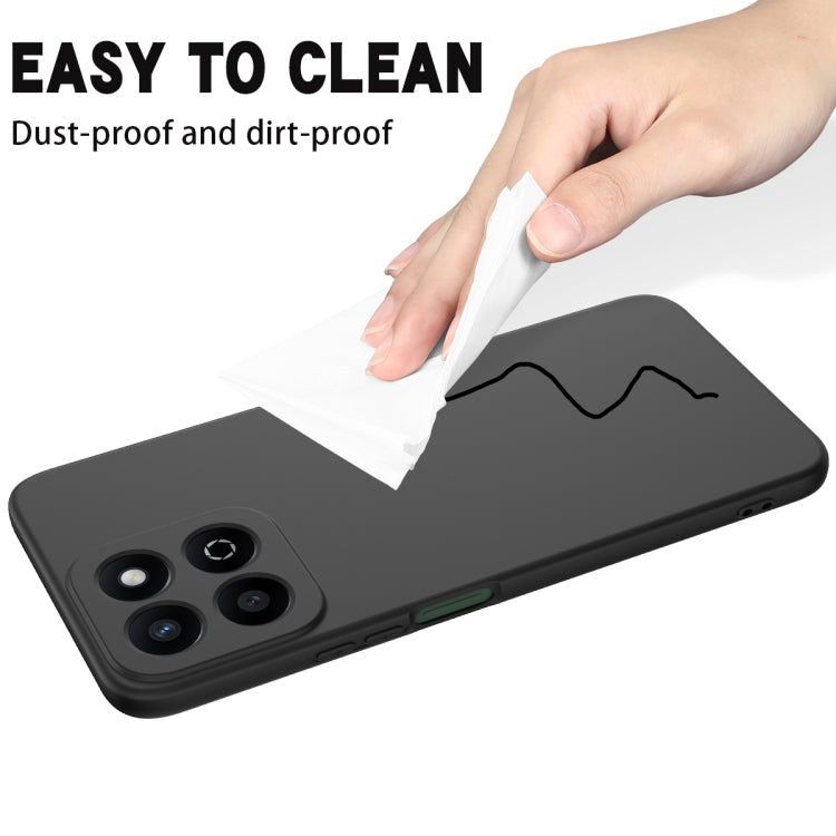 For Honor X7c / Play 200 Plus Solid Color Liquid Silicone Dropproof Full Coverage Phone Case(Black) - free shipping - PMC TechLife - Order now!