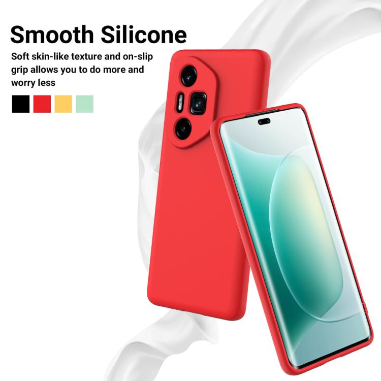 For Honor 300 Ultra / 300 Pro Solid Color Liquid Silicone Dropproof Full Coverage Phone Case(Red) - free shipping - PMC TechLife - Order now!