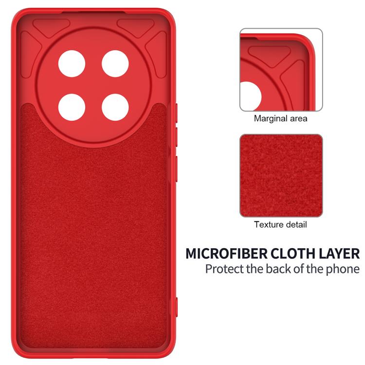 For Honor Magic7 Lite Solid Color Liquid Silicone Dropproof Full Coverage Phone Case(Red) - free shipping - PMC TechLife - Order now!