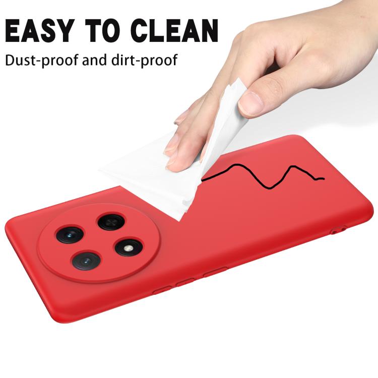 For Honor Magic7 Lite Solid Color Liquid Silicone Dropproof Full Coverage Phone Case(Red) - free shipping - PMC TechLife - Order now!