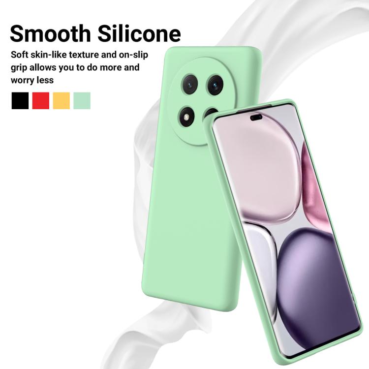 For Honor Magic7 Lite Solid Color Liquid Silicone Dropproof Full Coverage Phone Case(Green) - free shipping - PMC TechLife - Order now!