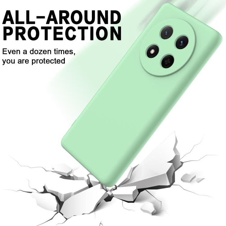 For Honor Magic7 Lite Solid Color Liquid Silicone Dropproof Full Coverage Phone Case(Green) - free shipping - PMC TechLife - Order now!