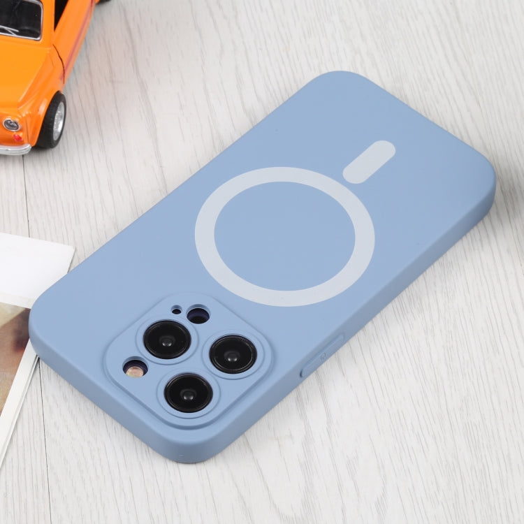 For iPhone 16 Pro Max Liquid Silicone Magsafe Phone Case(Lavender Grey) - free shipping - PMC Jewellery - Order now!
