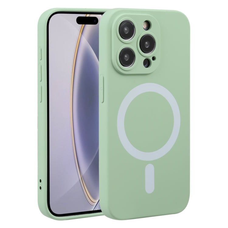 For iPhone 16 Pro Liquid Silicone Magsafe Phone Case(Green) - iPhone 16 Pro Cases by PMC Jewellery | Online Shopping South Africa | PMC Jewellery | Buy Now Pay Later Mobicred