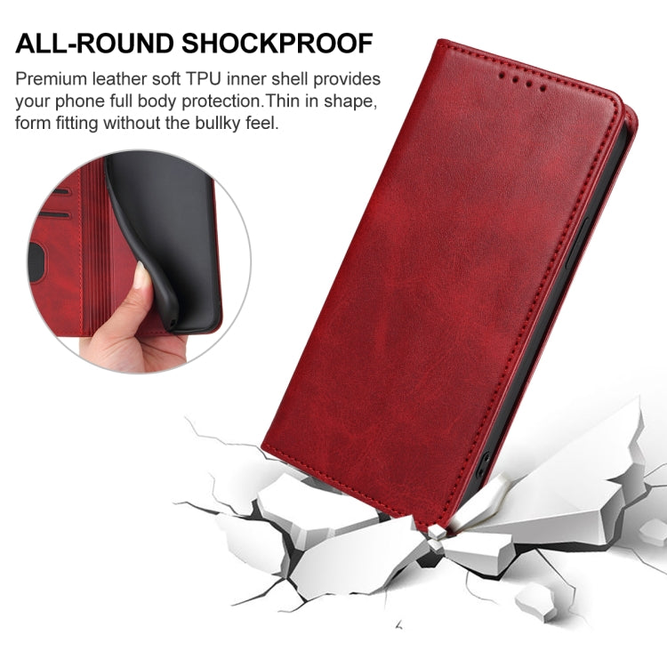 For Ulefone Note 16 Pro Magnetic Closure Leather Phone Case(Red) - Ulefone Cases by PMC Jewellery | Online Shopping South Africa | PMC Jewellery | Buy Now Pay Later Mobicred