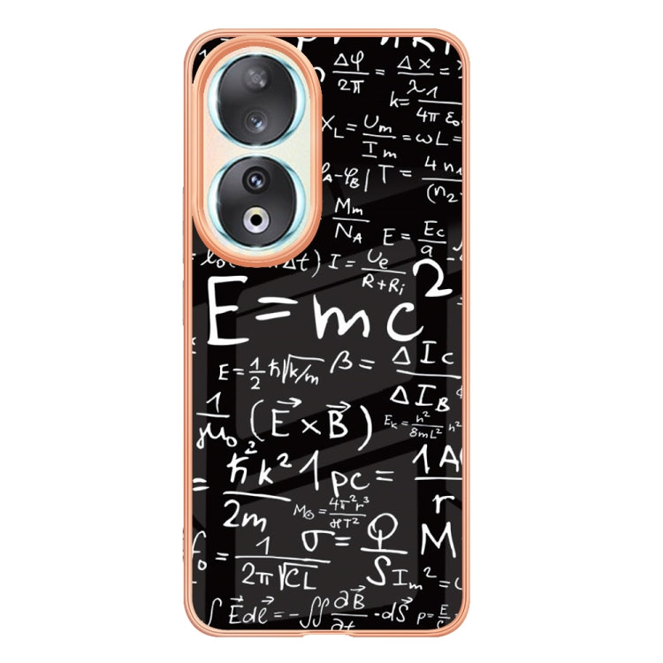 For Honor 90 5G Electroplating Marble Dual-side IMD Phone Case(Equation) - Honor Cases by PMC Jewellery | Online Shopping South Africa | PMC Jewellery | Buy Now Pay Later Mobicred